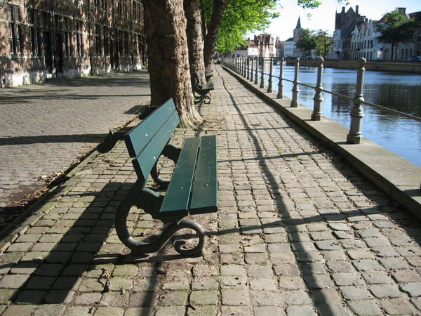 Canal side bench