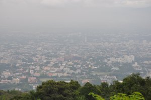 View of Chiang Mai from the mountain