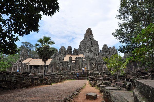 Bayon temple with over 200 faces carved into rock