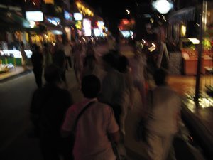Khmer food and drinks on 'Pub Street'