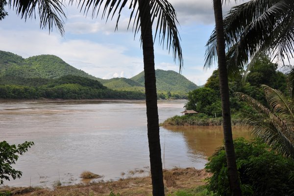 09 The Mekong and Nam Khan flow around either side of the downtown Luang Prabang peninsula