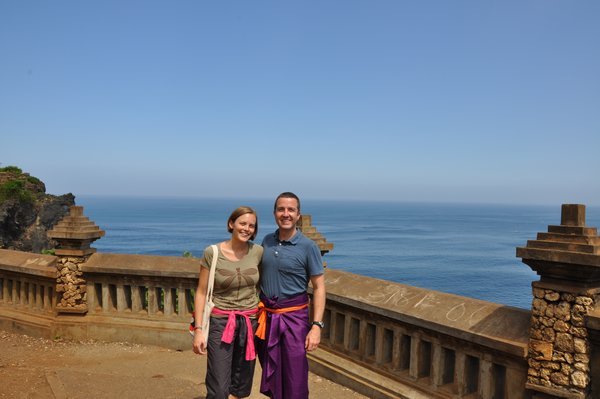 03 Visiting cliffside temples in South Bali, we needed to wear sarongs and sashes
