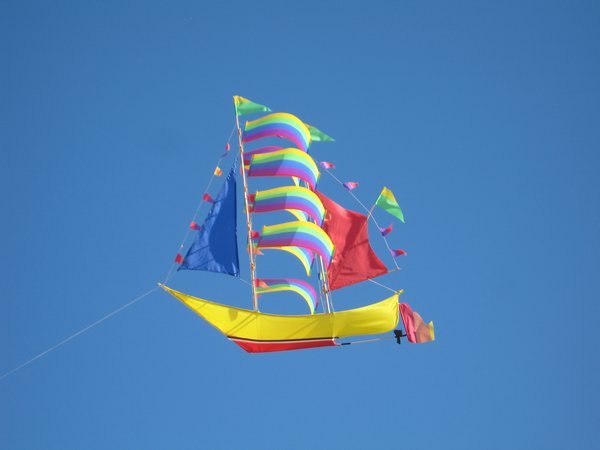 12 Kites are really popular in Bali, this one was always flying near our beach