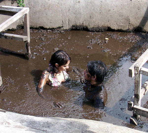 Kids in the Mud Bath