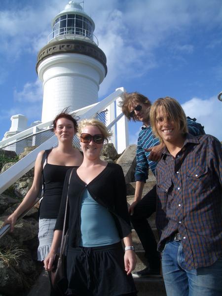 Cape Byron Lighthouse with the Forster family