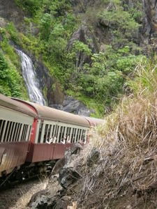 Kuranda Train and waterfalls