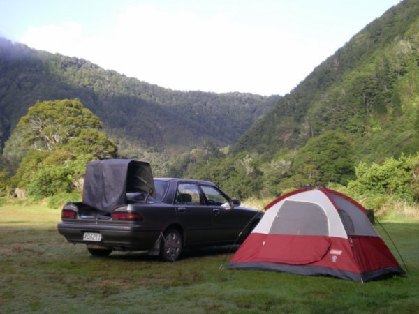 One of many campsites on our roadtrip