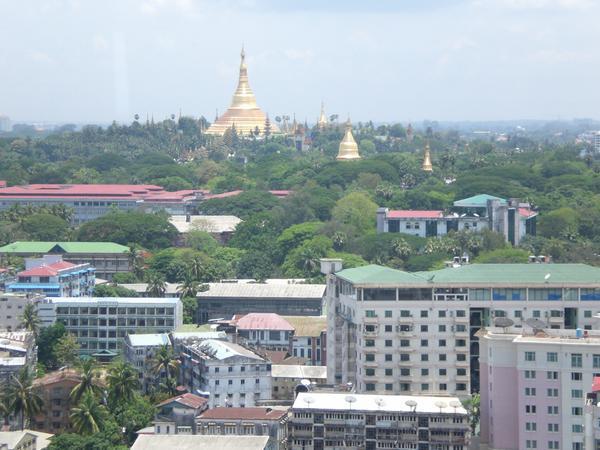 vue de Yangoon ...