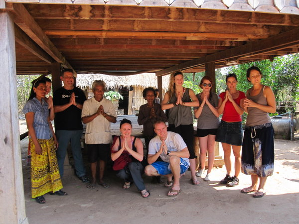 Our homestay family in Chambok