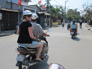 On the motorbike tour of Hue