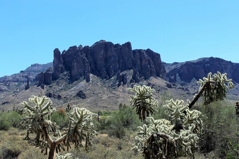 Somewhere up there is the Lost Dutchman Mine