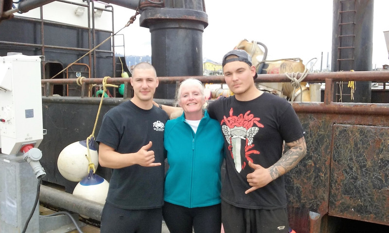 Time Bandit crew...it took six hours to get the smile off her face