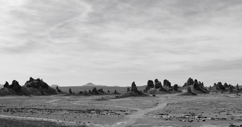 The unworldly landscape of the Trona Pinnacles