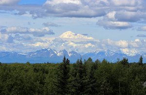 Many people come to Alaska and never get a chance to see the great Denali, we lucked into a semi-clear day
