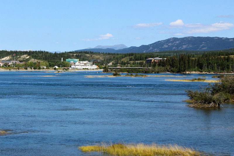 The Yukon River in Whitehorse, YT