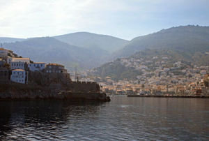 Entering Hydra Town