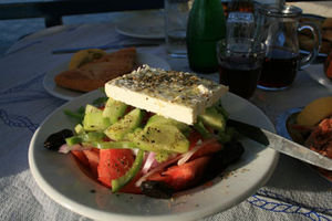 The Greek Salad... Yummy!