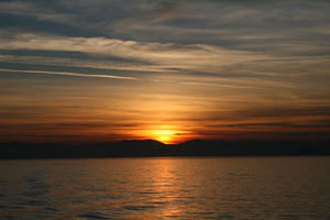 Famous Greek Sunset