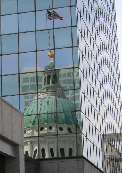 STL Courthouse Reflection