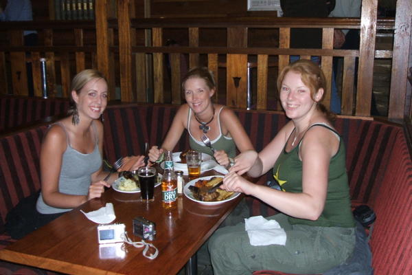 Me and the girls enjoy a meat feast at beef capital Rockhampton