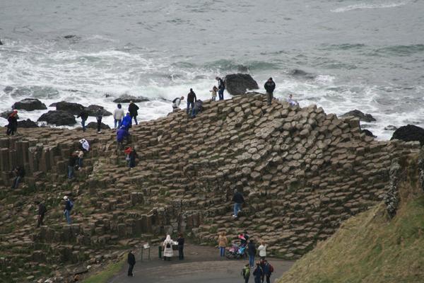 Giant's Causeway from above