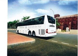 Mercedes benz bus hire in bangalore