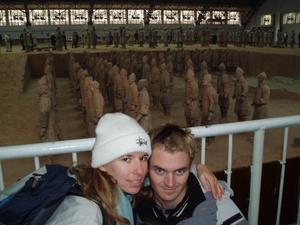 Liz and Adam at Terracotta warriors