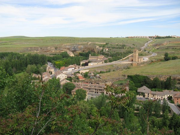 Look at valley below Segovia
