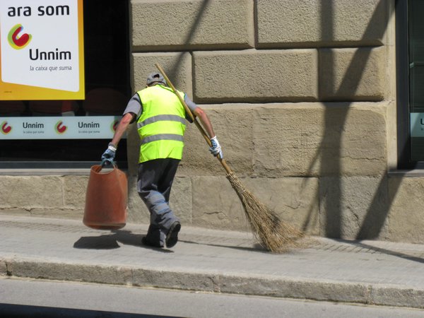 Old school street cleaning