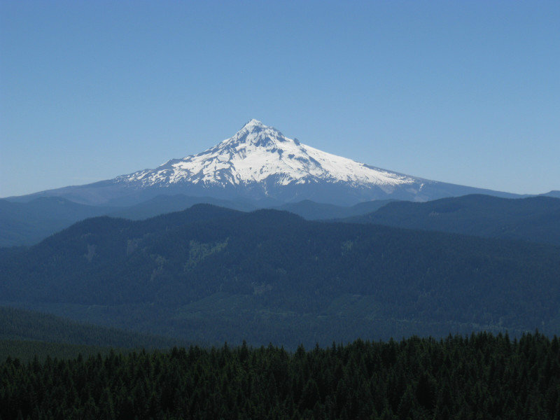 Mt Hood - wish it was clear at Lost lake