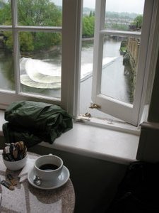 Coffee on Bridge over Avon