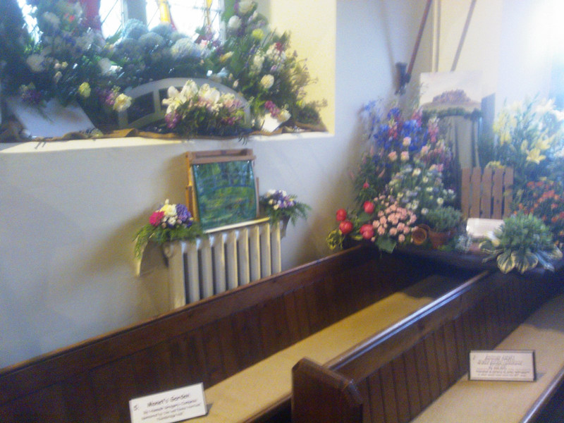 Church flower show