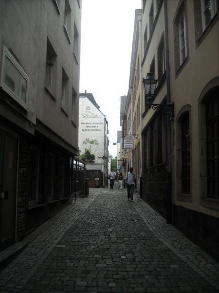 One of the oldest streets in Koln - 