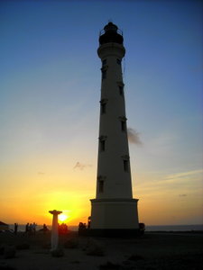 California Lighthouse w/sun set