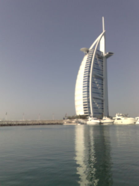 The burj from the dive boat