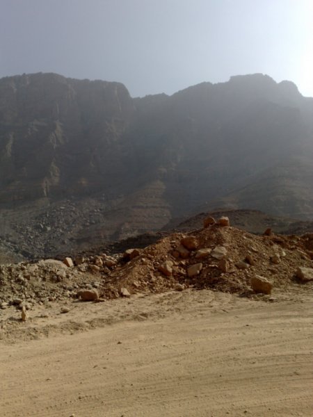 Up the road of Wadi Bih