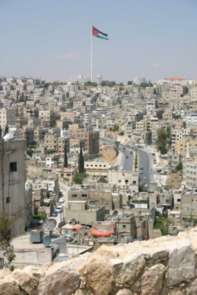 Amman view from the ruins