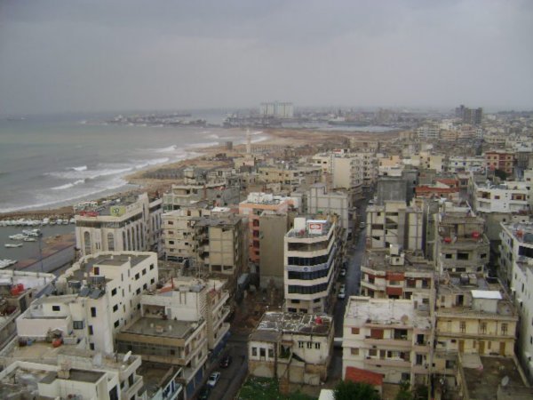 View from the hotel in Tartus