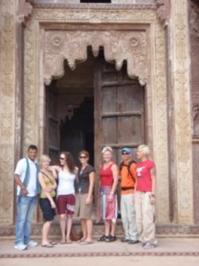the group in front of the one night palace