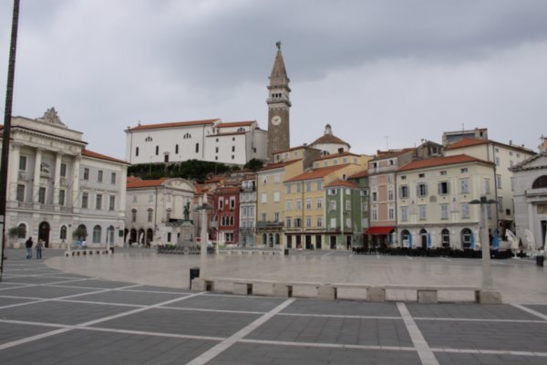 Piran's main square
