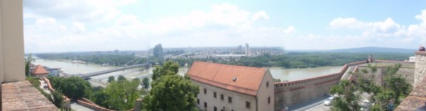 Panorama from the top of the castle