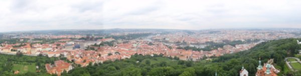 Panorama from Petrin Tower