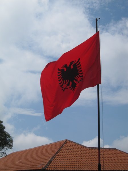 The albanian flag