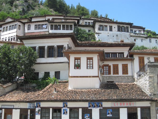 the houses of the old muslim area of Berat