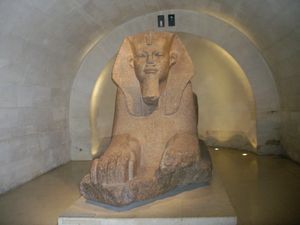 The Sphinx in the Lourve