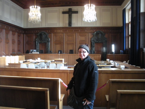 Courtroom 600, where the Nuremberg Trials took place