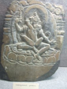 Stone carved Mahasiddha, 19th century