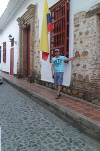 Enjoying a stroll in Santafe de Antioquia