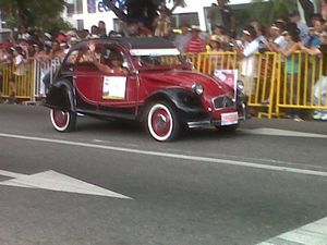 Classic car parade