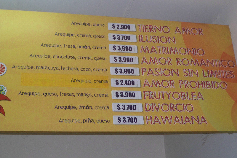Here, the prices